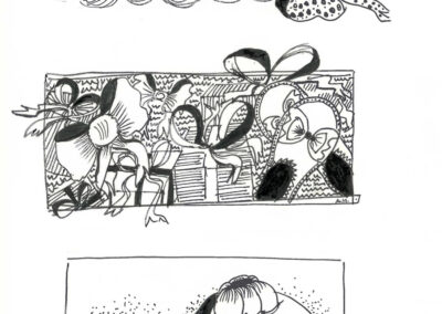 Αναστάσης Αδαμόπουλος. Εικονογράφηση βιβλίου «Γράμματα στον Αϊ Βασίλη και Σαιν Νικολά»