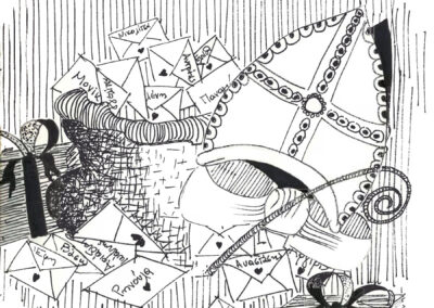 Αναστάσης Αδαμόπουλος. Εικονογράφηση βιβλίου «Γράμματα στον Αϊ Βασίλη και Σαιν Νικολά»